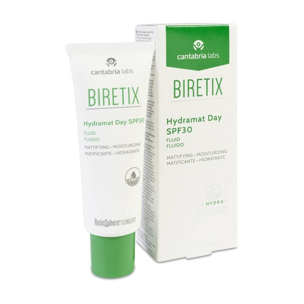 Biretix Hydramat Day Spf30 Fluido Matificante Hidratante 50Ml