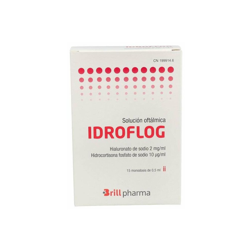 Brill Pharma Idroflog Solución Oftálmica, 0,5 Ml X 15 Monodosis