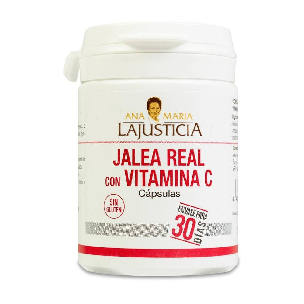 Ana María Lajusticia Jalea Real Con Vitamina C, 60 Cápsulas