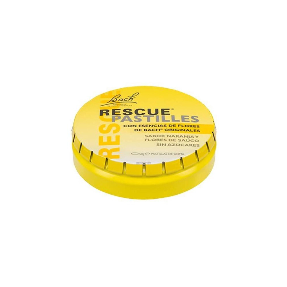 Rescue Pastillas Naranja Sauco 50Grs. Flores Bach