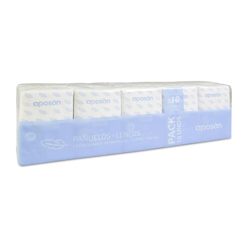 Aposán Pañuelos Extra Suaves, 10 X 10 Unidades