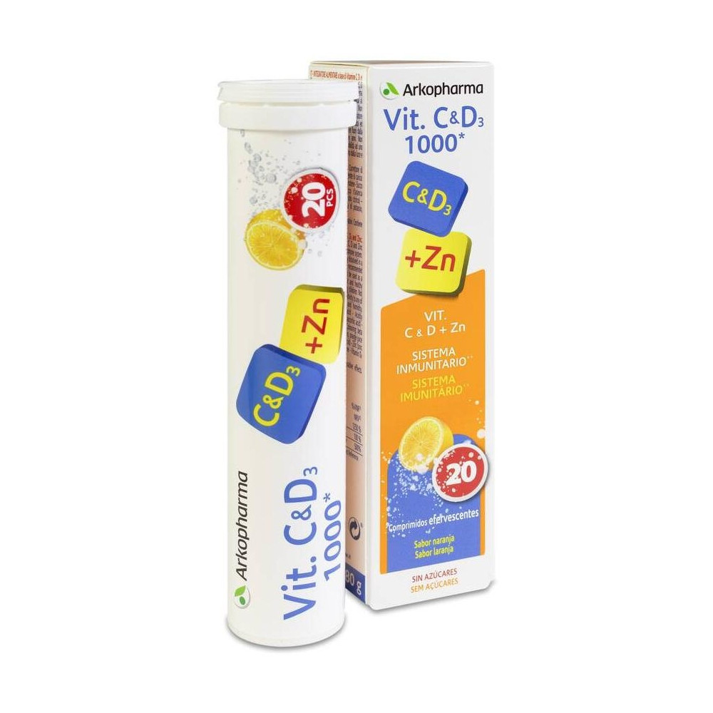 Arkopharma Arkovital Vitamina C Y D3 20 Comprimidos De 1000Mg