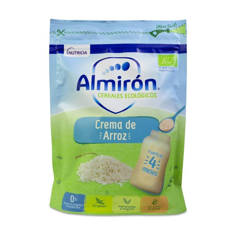 Almirón Papilla Crema De Arroz Cereales Ecológicos, 200 G