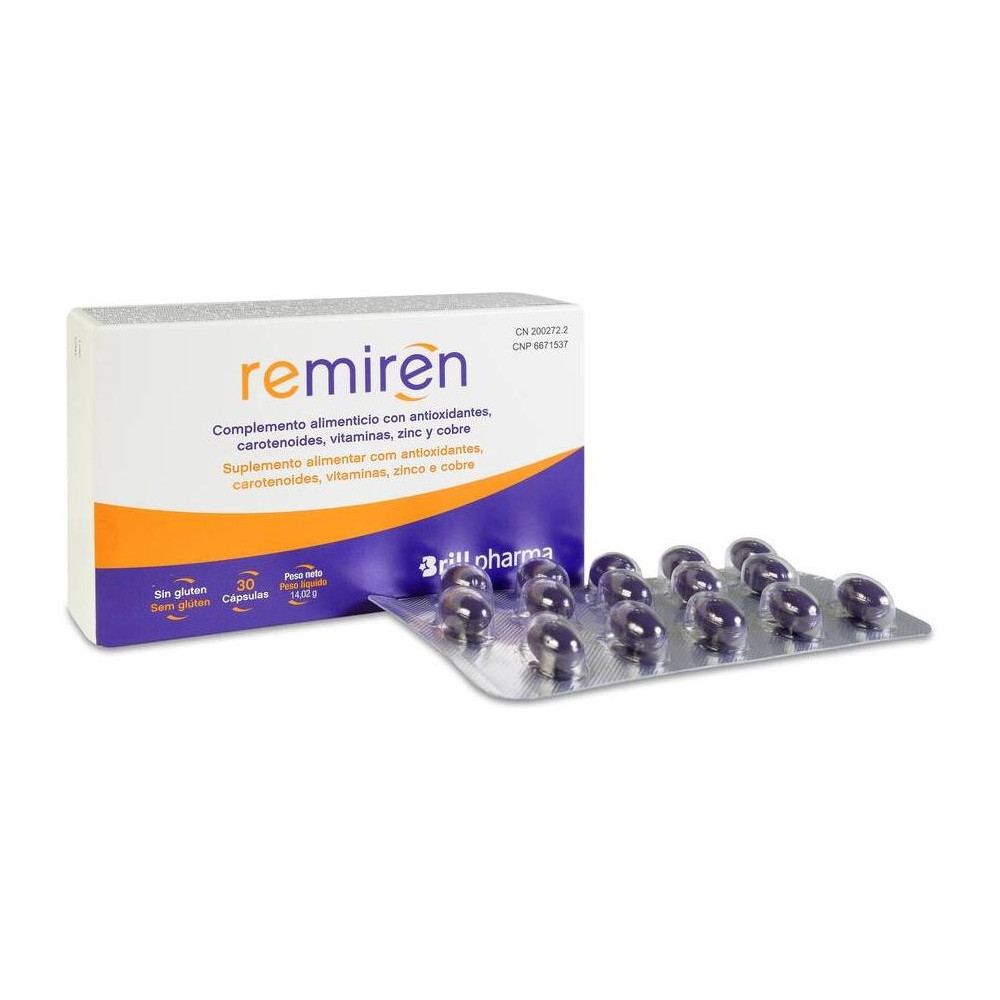 Brill Pharma Remiren Para El Cuidado De Los Ojos 20 Cápsulas