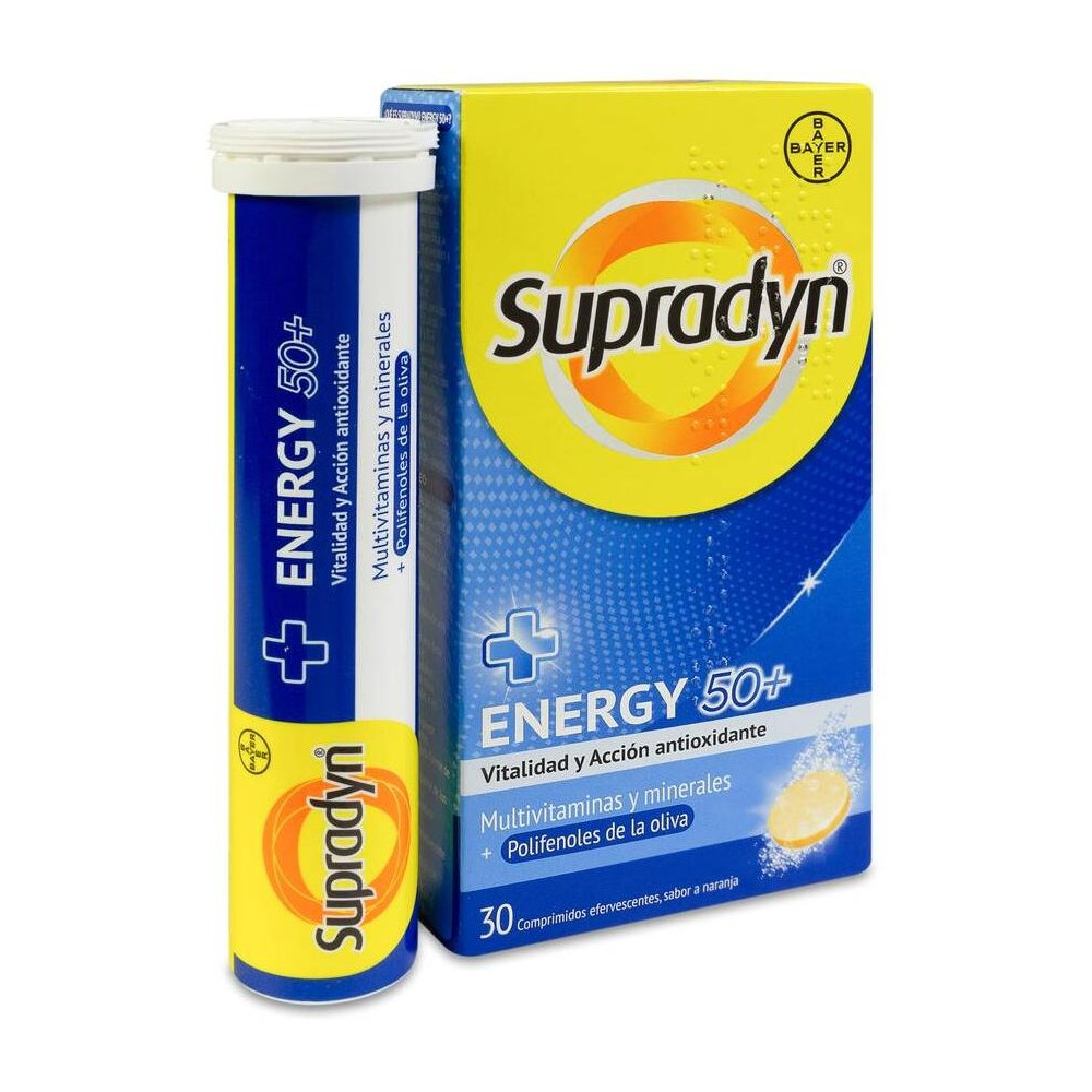 Supradyn Energy 50+, 30 Comprimidos Efervescentes