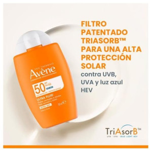 Solaire Haute Protection Ultra-Mat Fluido Spf50+ 50 Ml