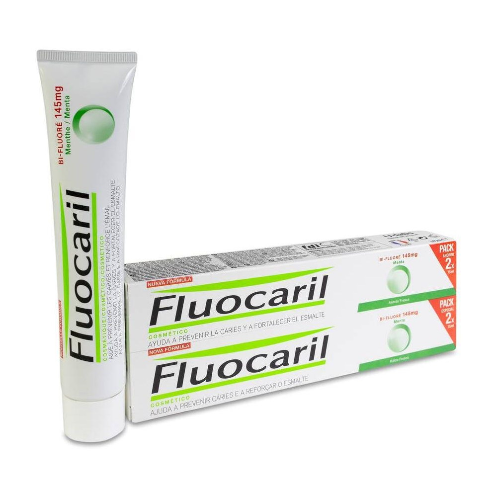 Fluocaril Bi-Fluore Duplo 145Mg. Menta 2X75Ml.