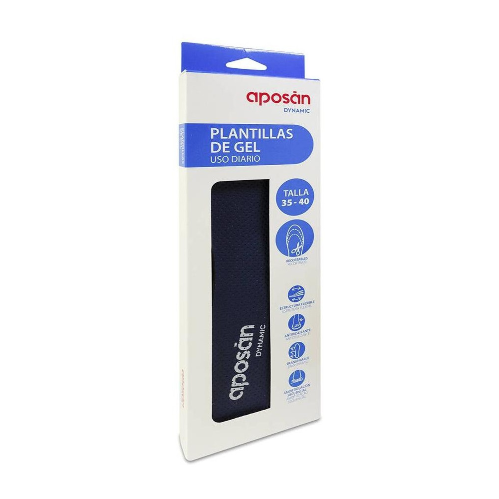 Aposán Plantillas Gel Uso Diario Talla 35-40 1Par