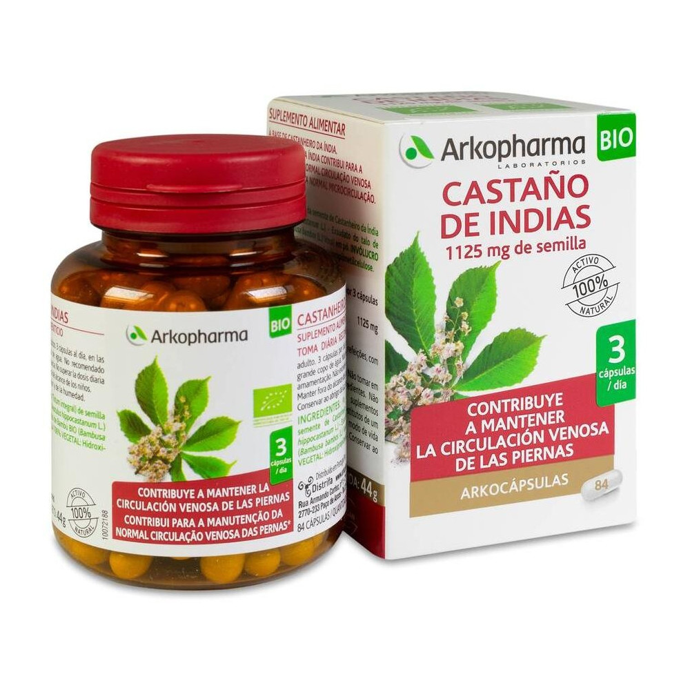 Arkopharma Arkocápsulas Castaño De Indias Complemento 84 Cápsulas