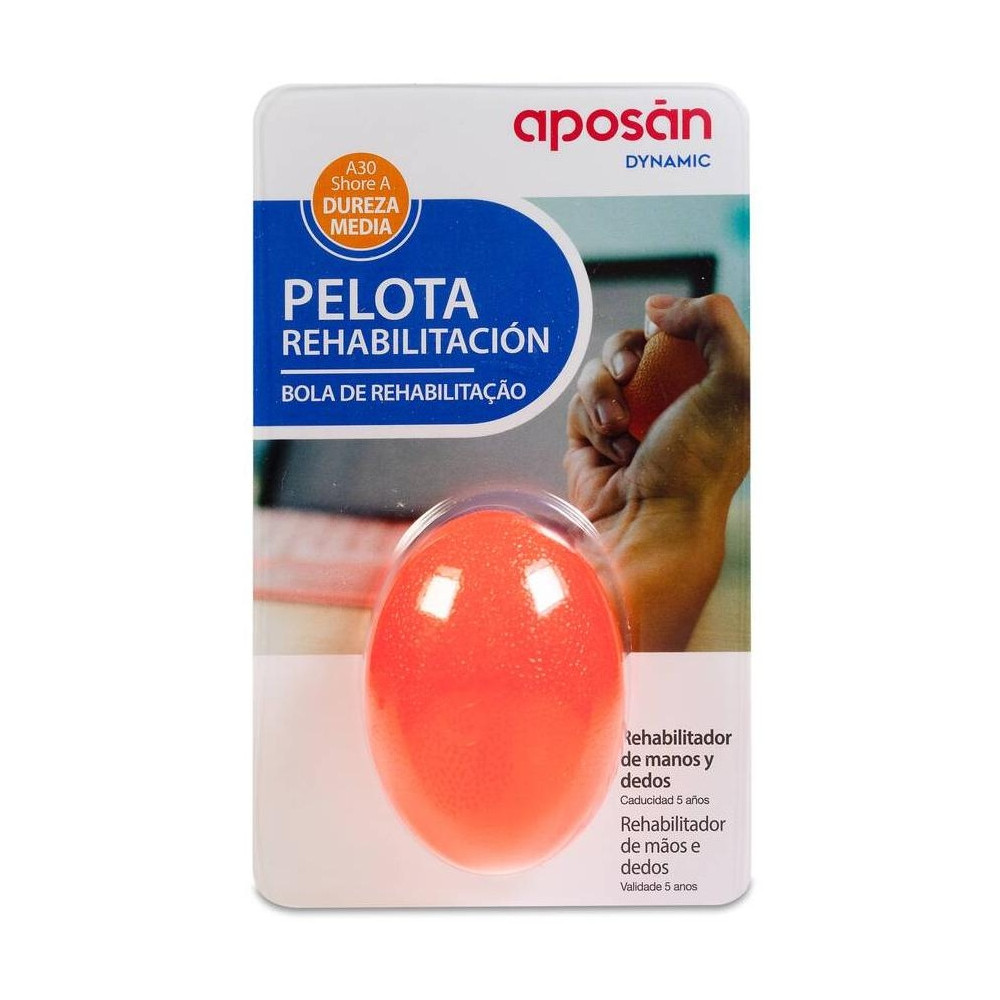 Aposán Dynamic Pelota Rehabilitación Dureza Media, 1 Unidad