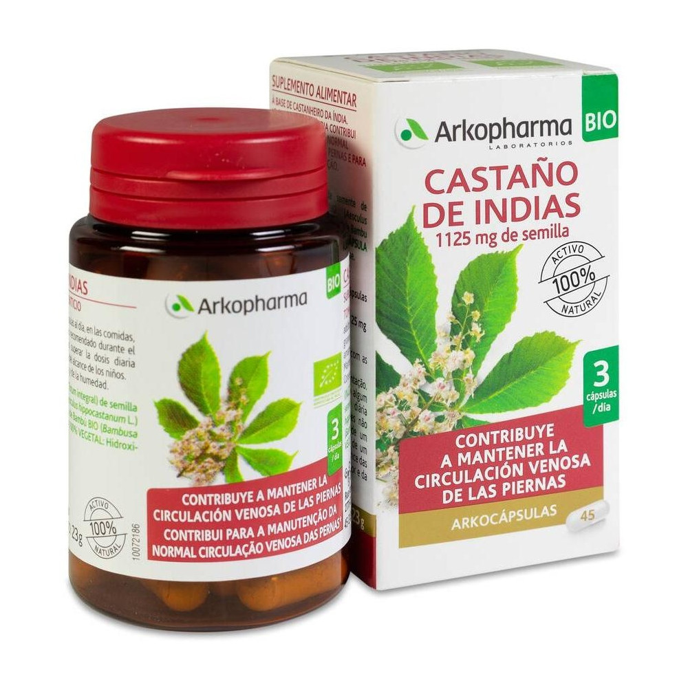 Arkocápsulas Castaño De Indias Bio, 45 Cápsulas