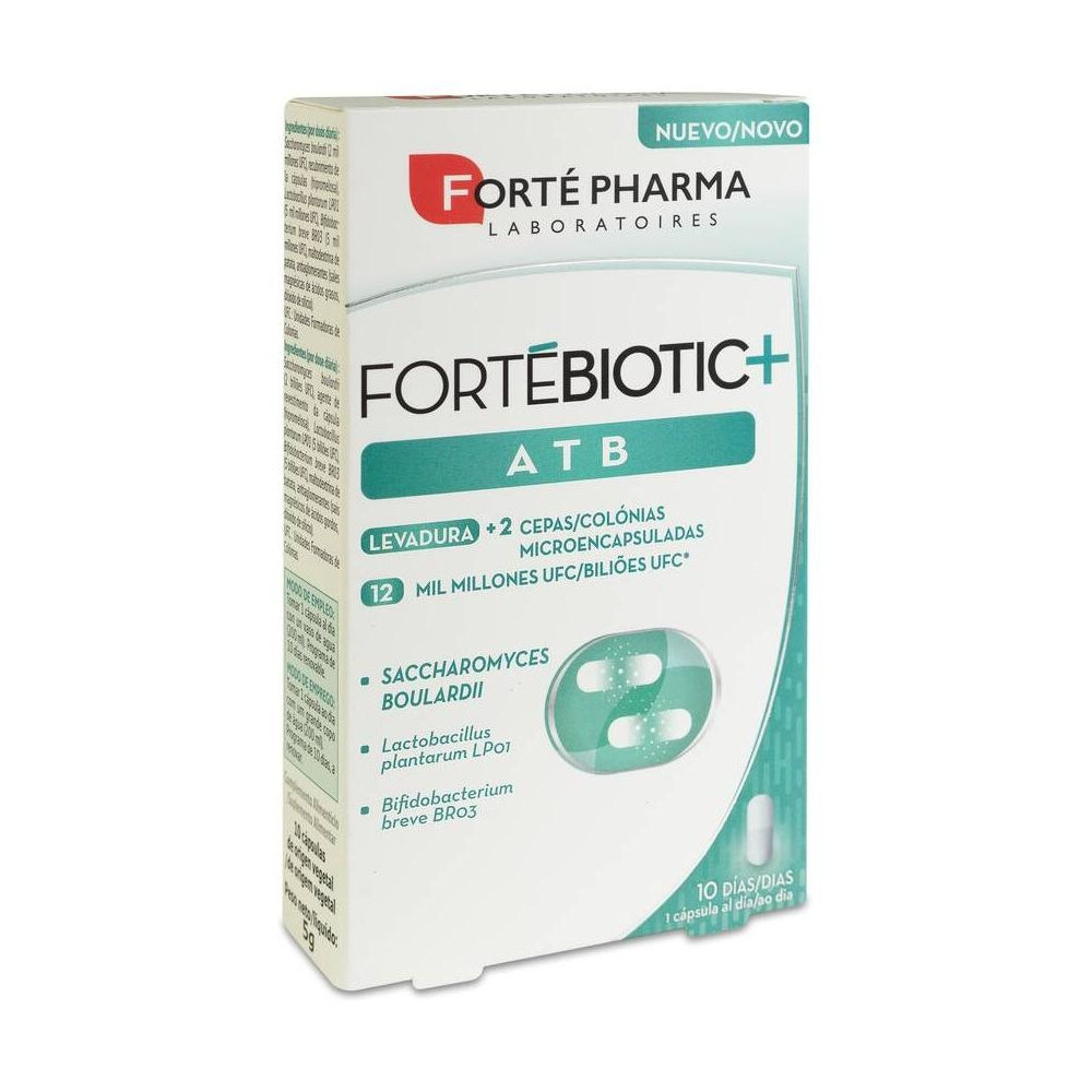 Forté Pharma Fortebiotic+ Atb, 10 Cápsulas