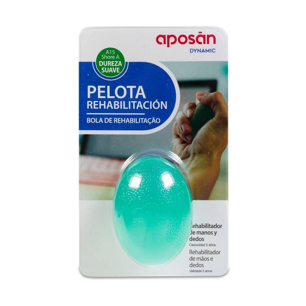Aposán Dynamic Pelota Rehabilitación Dureza Suave, 1 Unidad