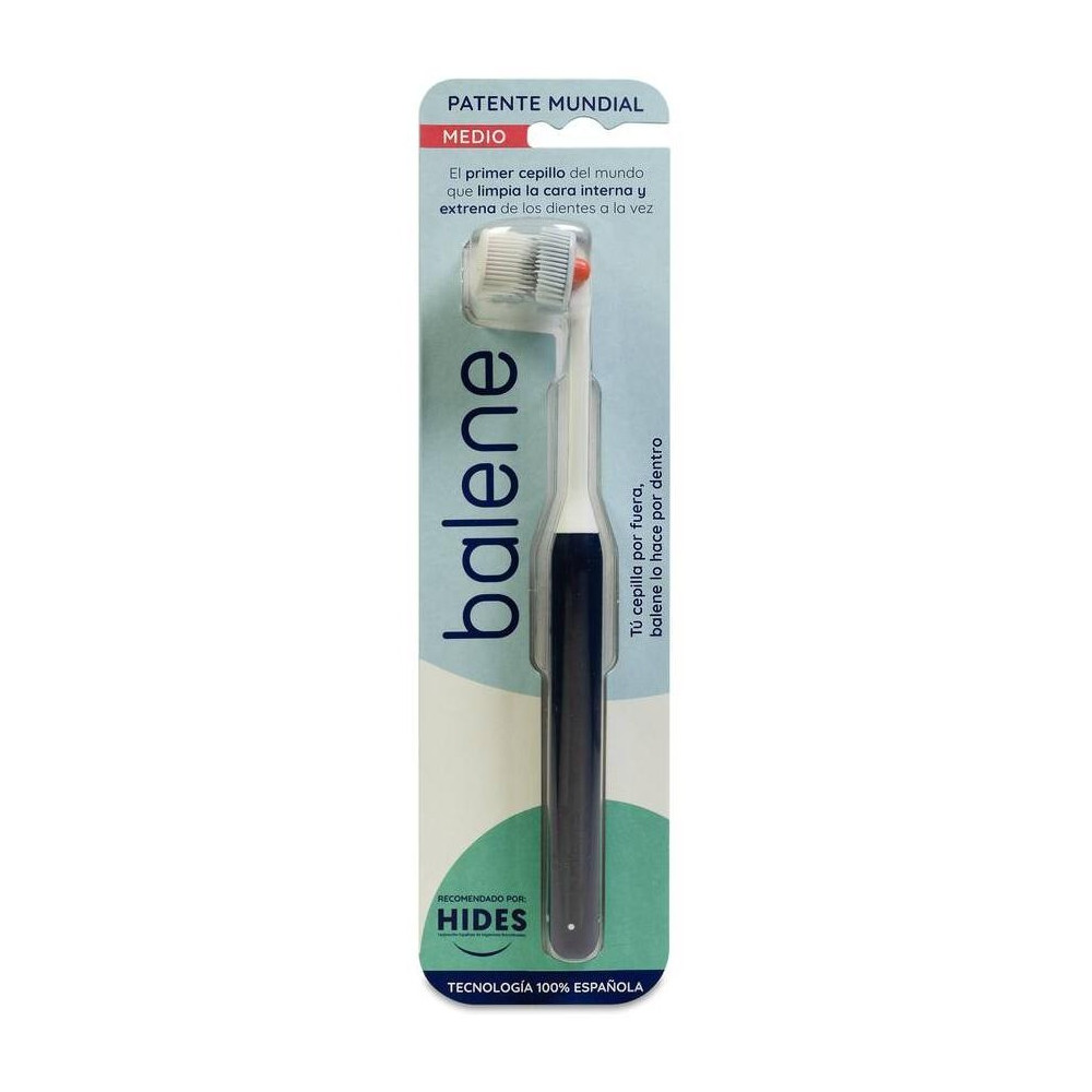 Balene Cepillo Dental Medio Azul, 1 Unidad