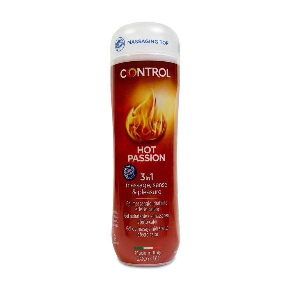 Control Hot Passion Gel Masaje 3 En 1 200Ml
