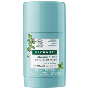 Klorane Mascarilla En Stick A La Menta Acuática Bio Y Arcilla, 25 G