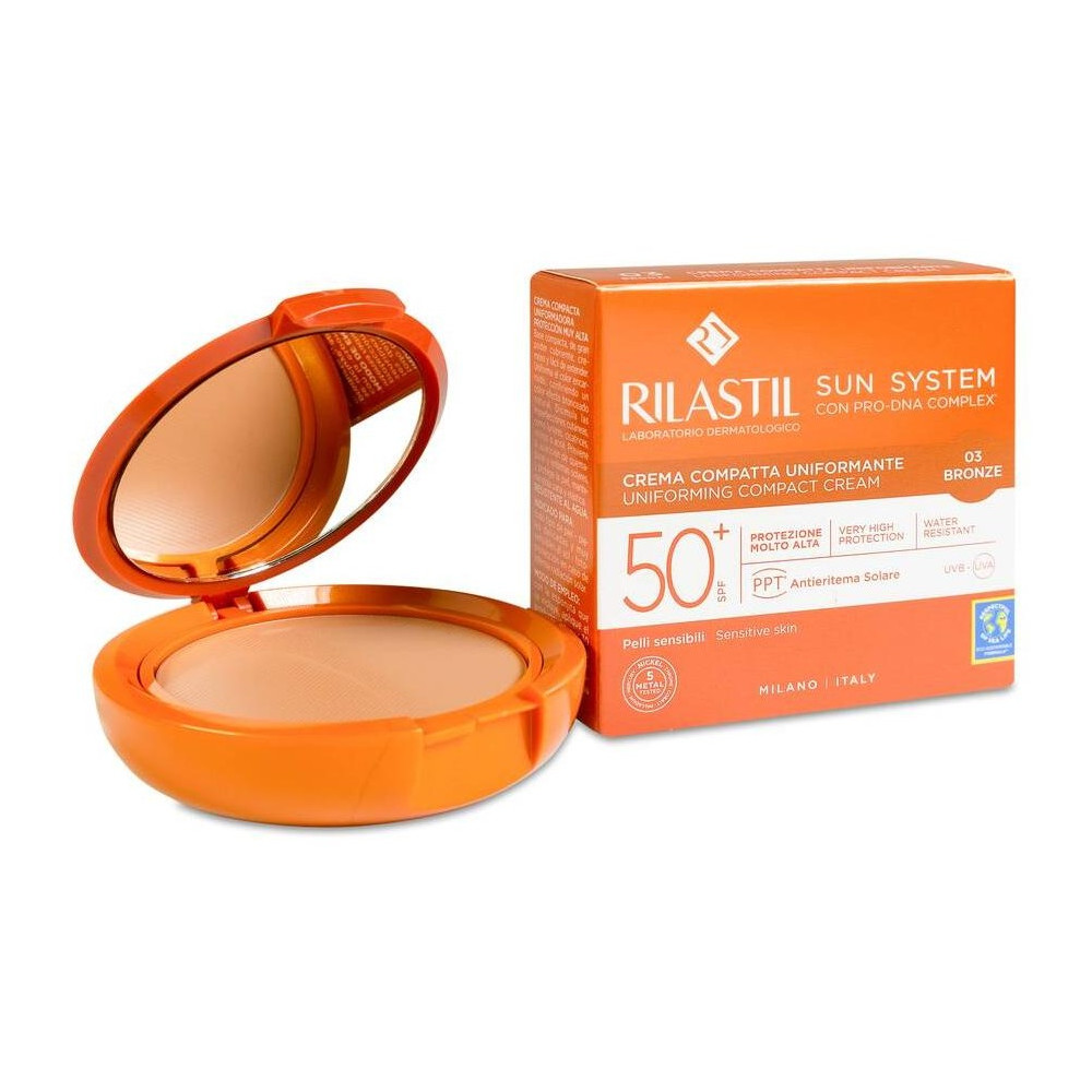 Rilastil Sun System Maquillaje Compacto Fotoprotector 03 Bronze Spf50+ 10G