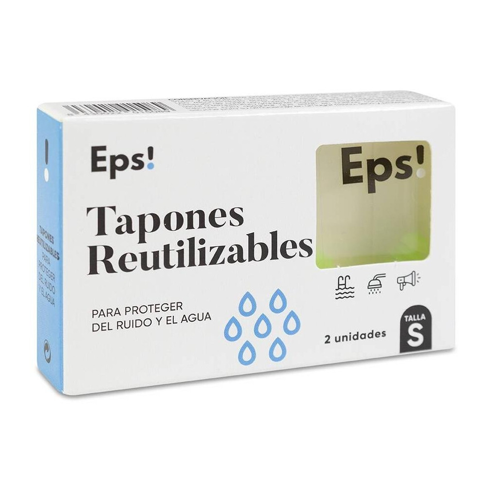 Deiters Teps! Tapón Silicona Reutilizables Talla S, 2 Unidades