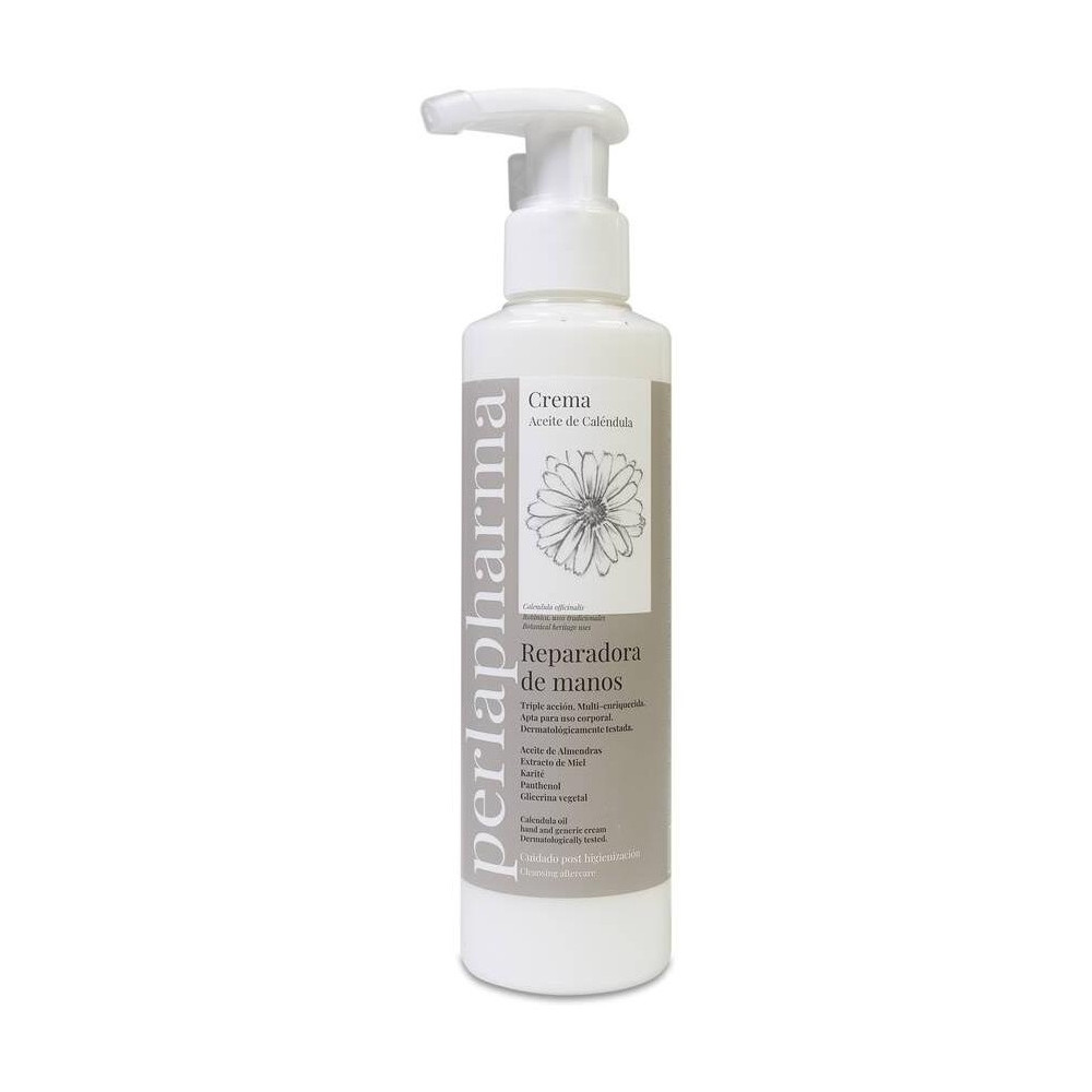 Perlapharma Crema Manos Post-Higienización, 200 Ml