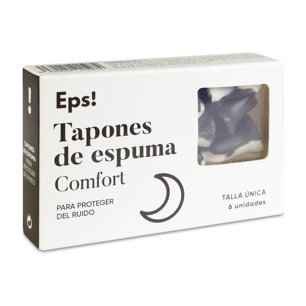 Eps! Tapones De Espuma Comfort, 6 Unidades