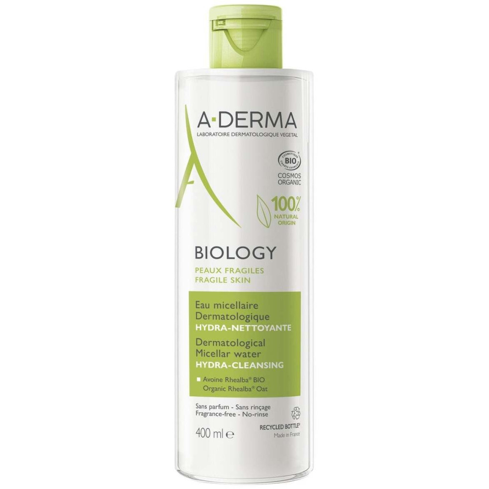A-Derma Biology Agua Micelar Dermatológica, 400 Ml
