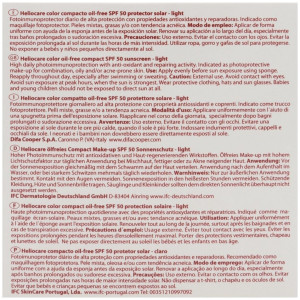 Heliocare Color Compacto Spf50+ Oil-Free Light 10G