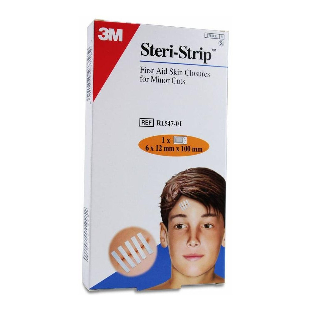 3M Steri-Strip Sutura 100 X 12 Mm 6 Tiras