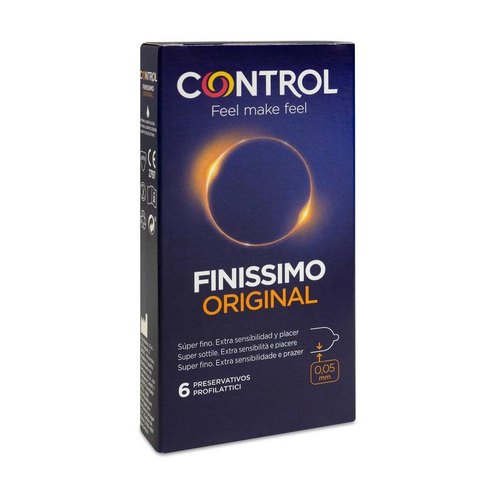 Control Finissimo Original Preservativo, 6 Unidades