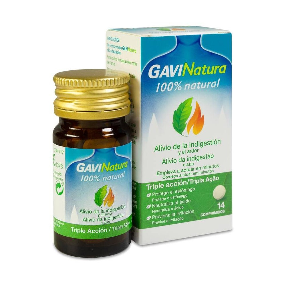 Gavinatura Alivio De La Indigestión Y La Acidez En Cápsulas.