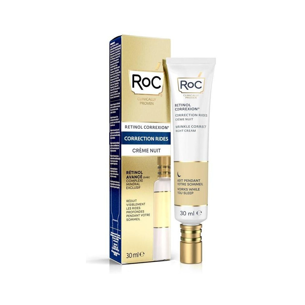 Roc Wrinkle Correct Crema De Noche 30Ml.