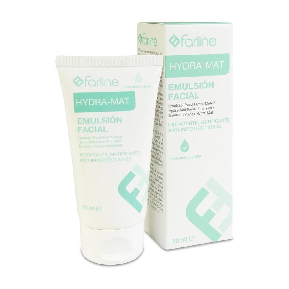 Farline Hydra-Mat Emulsión Facial, 50 Ml