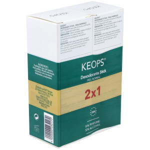 Pack Roc Keops Desodorante Stick Piel Normal, 2 Unidades X 40 Ml