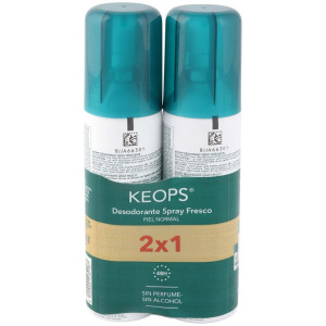 Pack Roc Keops Desodorante Spray Fresco, 2 Unidades X 100 Ml