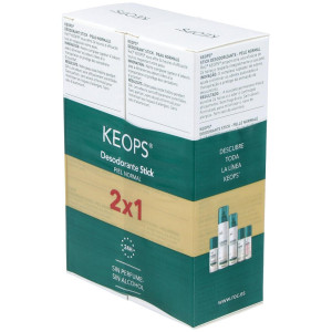 Pack Roc Keops Desodorante Stick Piel Normal, 2 Unidades X 40 Ml