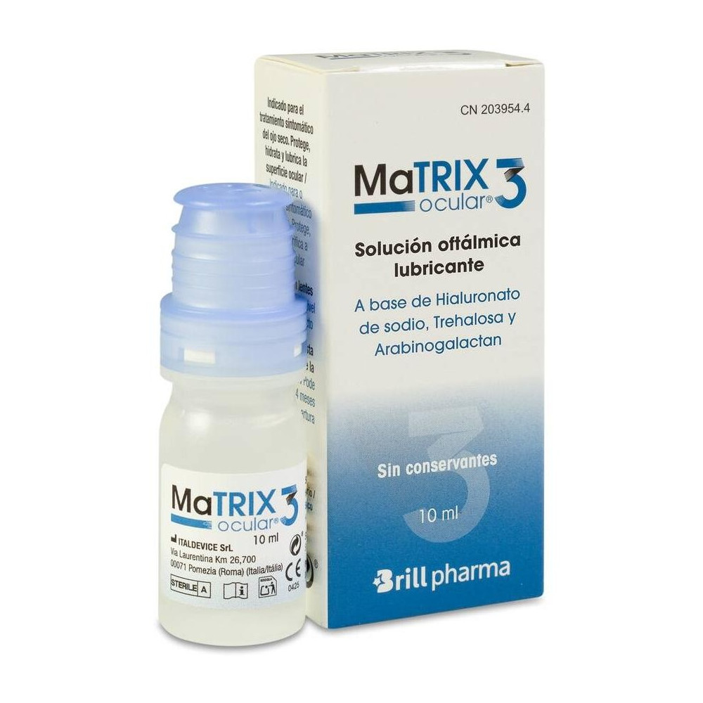 Matrix Ocular 3 Solución Oftálmica Multidosis, 10 Ml