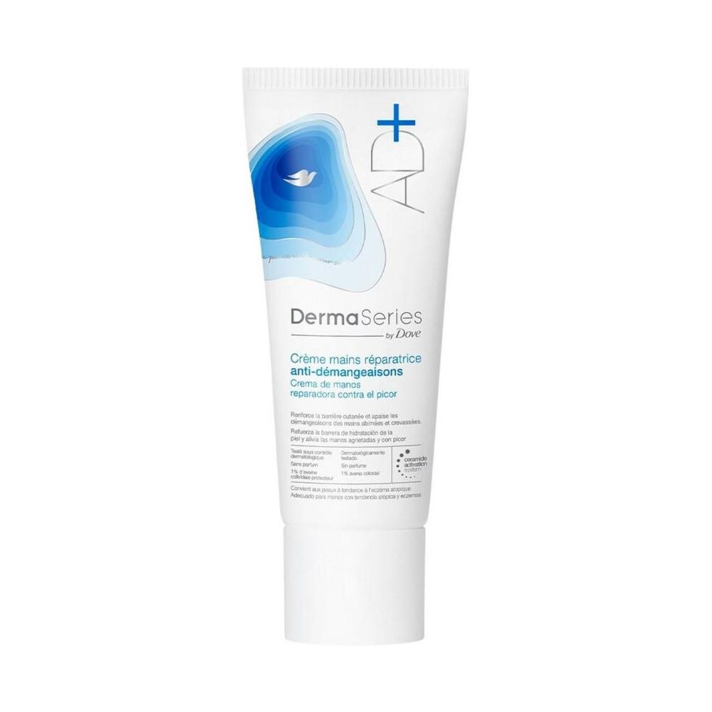Dove Dermaseries Crema De Manos Reparadora Y Contra El Picor 75Ml