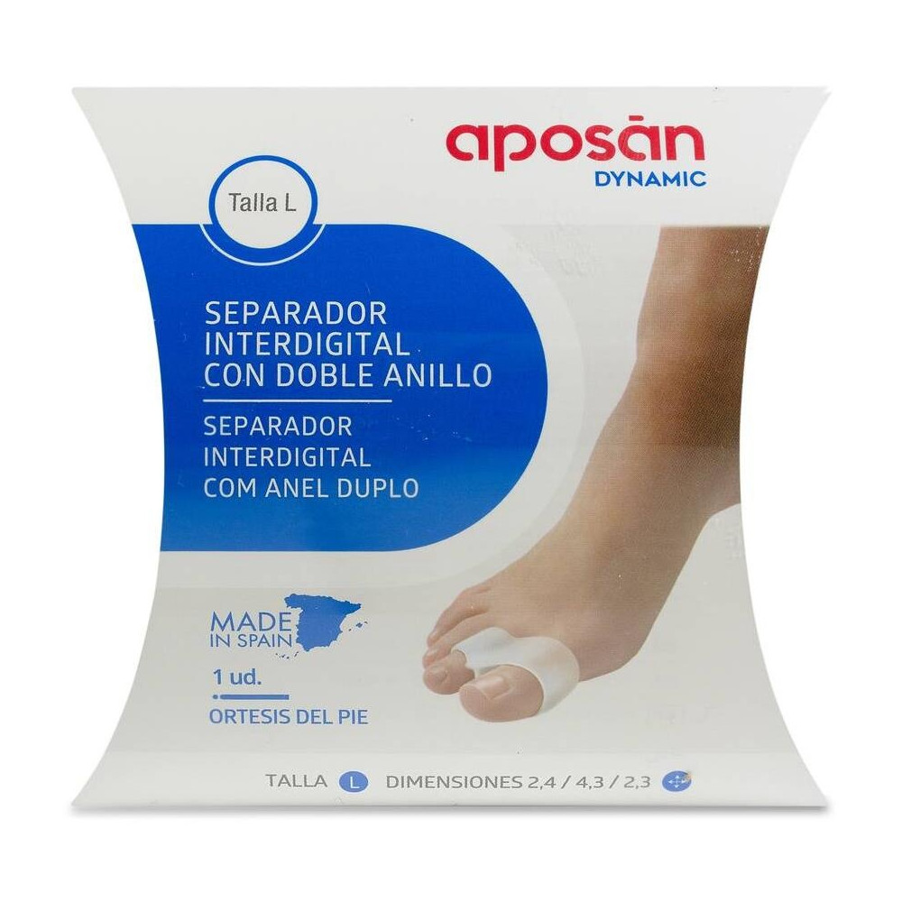 Aposán Dynamic Separador De Doble Anillo Talla L, 1 Unidad