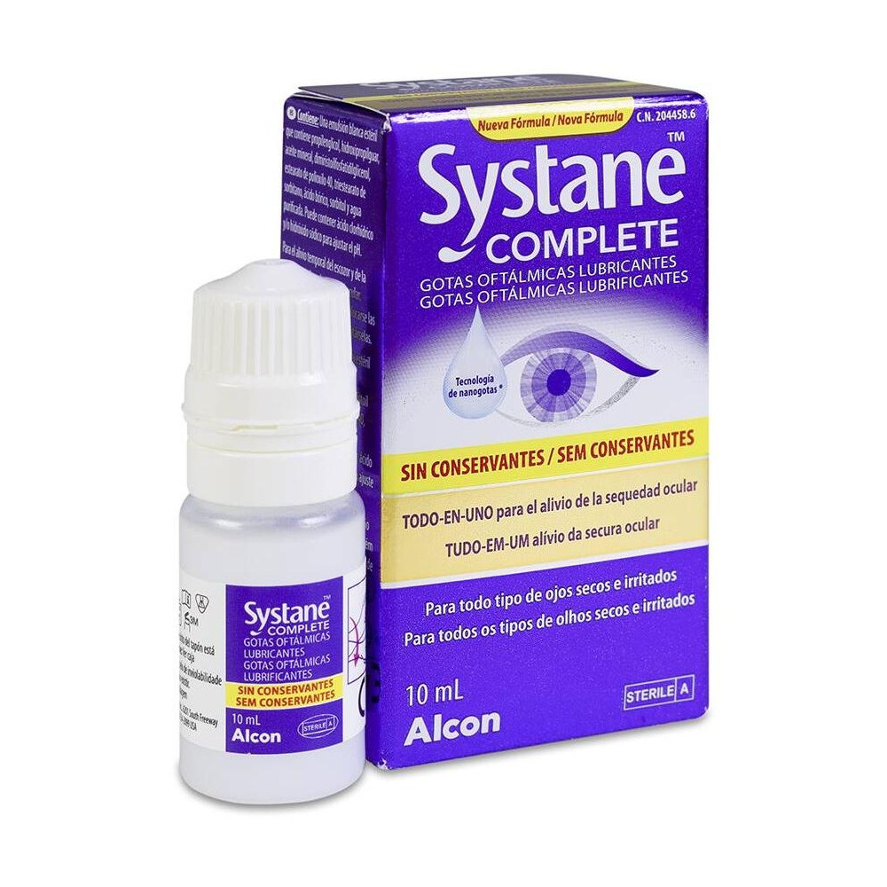 Alcon Systame Complete Sin Conservantes, 10 Ml