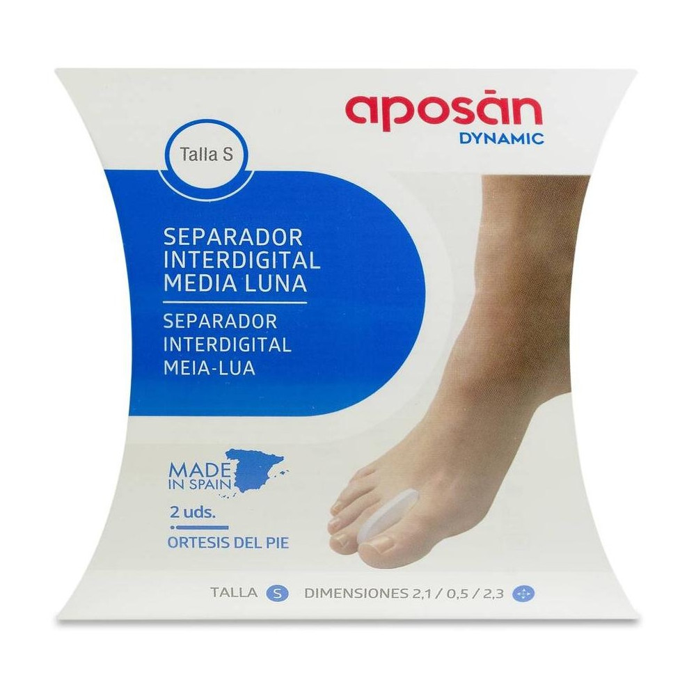 Aposán Dynamic Separador Media Luna Talla S, 1 Unidad