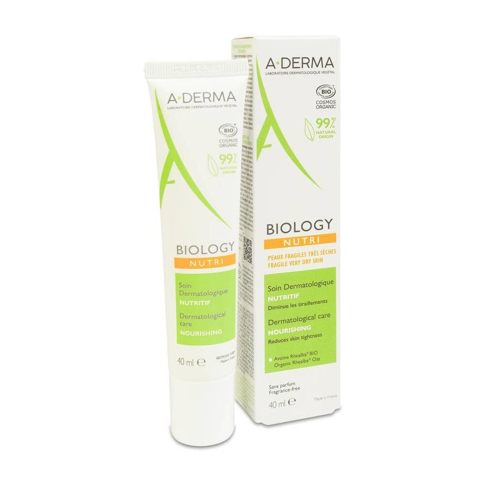 A-Derma Biology Cuidado Dermatológico Nutritivo, 400 Ml