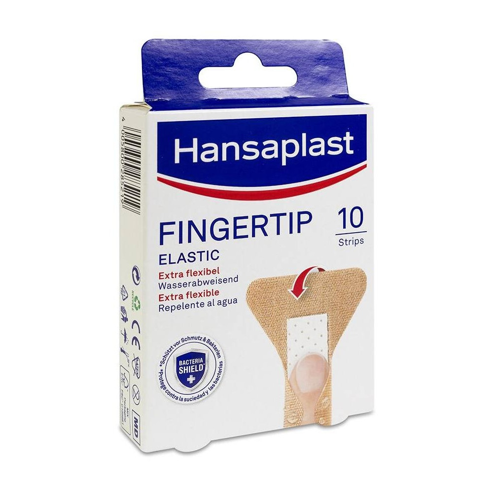 Hansaplat Elastic Tiras Para Dedos, 10 Apósitos