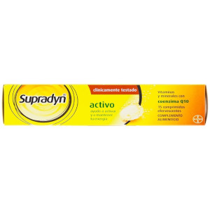 Supradyn Activo, 15 Comprimidos Efervescentes