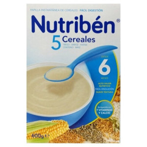 Nutriben 5 Cereales 600 G.