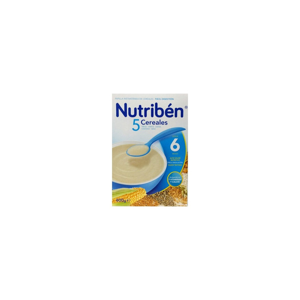 Nutriben 5 Cereales 600 G.