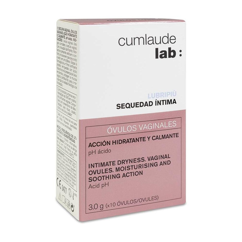 Cumlaude Lab Lubripiù Sequedad Íntima Óvulos Vaginales 10Uds
