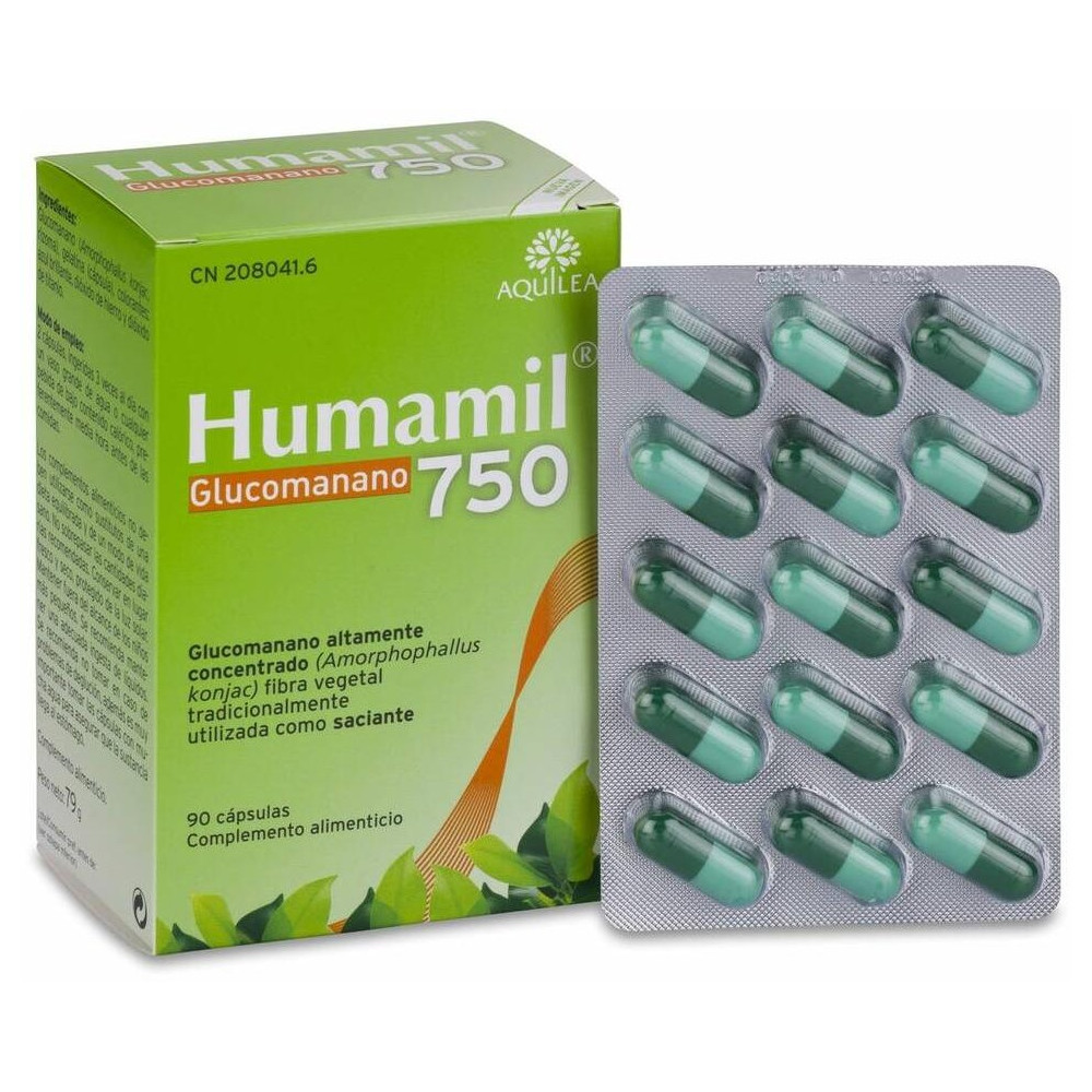 Humamil Glucomanano 750 Mg 90 Capsulas
