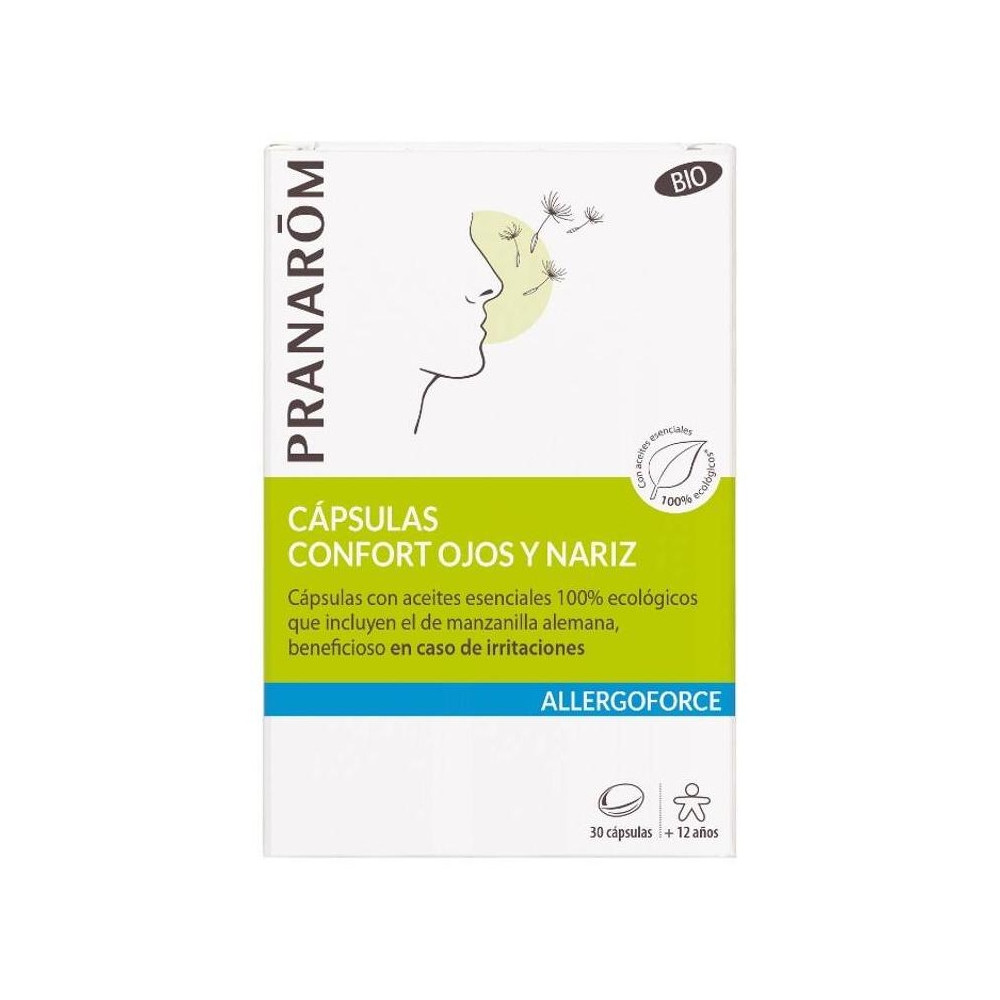 Pranarôm Allergoforce Cápsulas Confort Ojos Y Nariz 30Caps