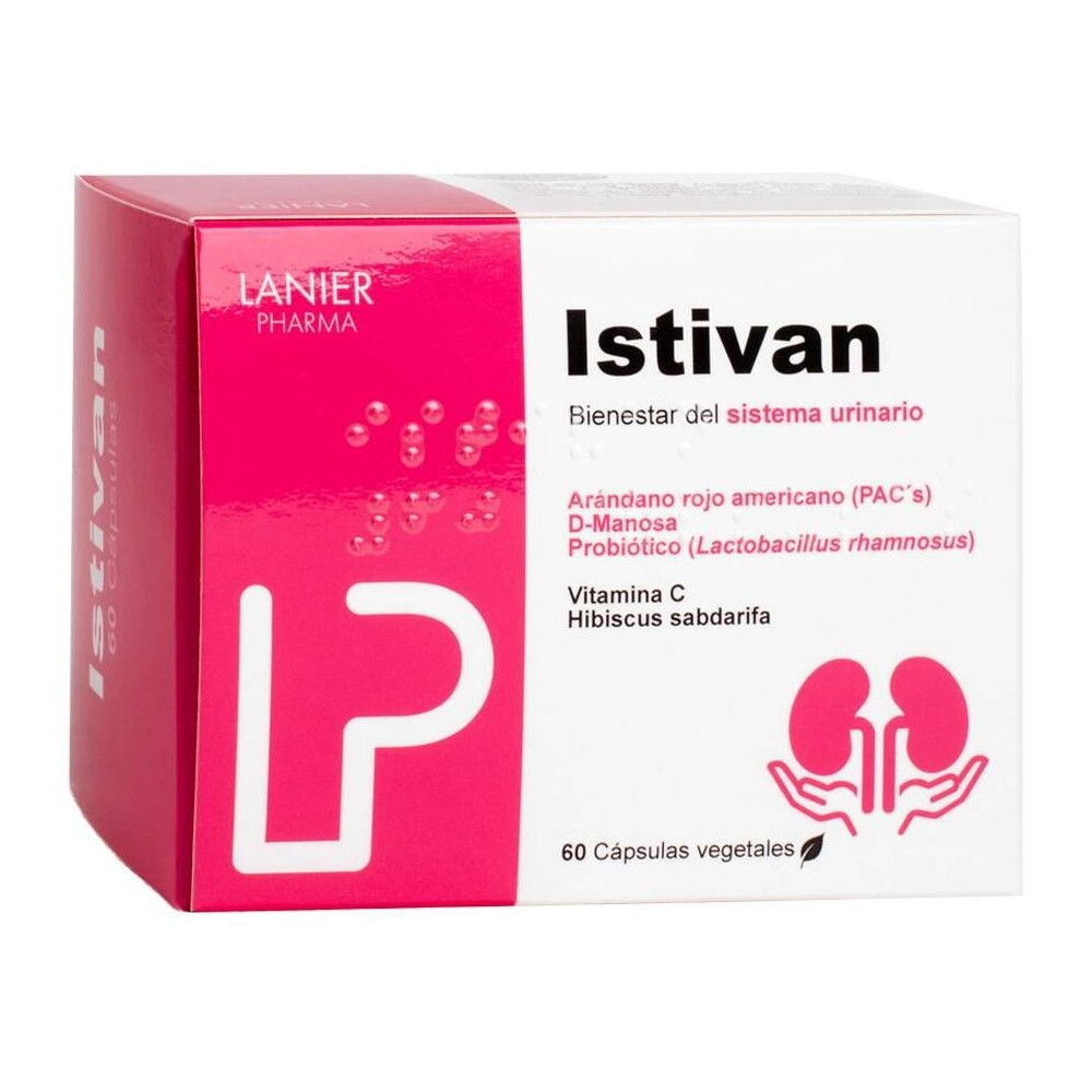 Lanier Pharma Istivan, Suplemento Para La Salud Urinaria 60 Cápsulas