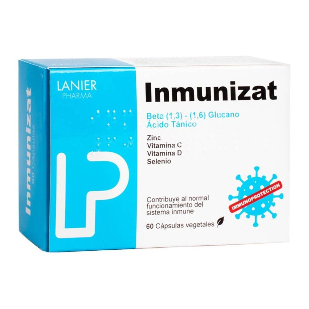 Lanier Pharma Inmunizat Suplemento Inmunológico 60 Cápsulas Vegetarianas