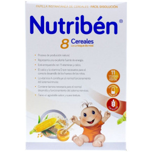 Nutribén 8 Cereales Con Toque De Miel, 600 G